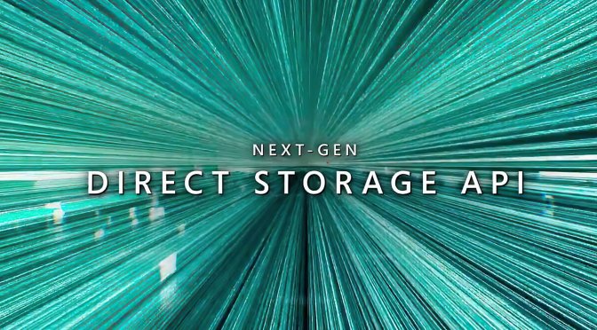 DirectStorage 1.1 with GPU decompression is now available on PC