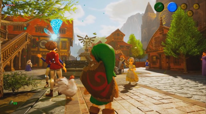 The Legend of Zelda: Ocarina of Time Fan Remake – Unreal Engine 4 vs Unreal Engine 5 Video Graphics Comparison