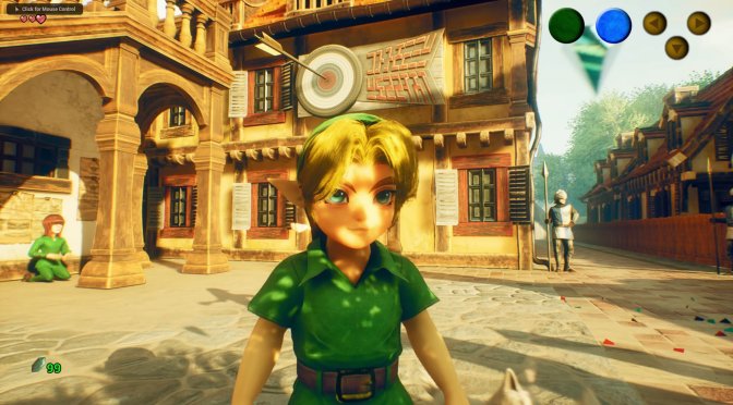 New Zelda: Ocarina of Time Fan Remake in Unreal Engine 5.1 video showcases Lon Lon Ranch & Hyrule Market